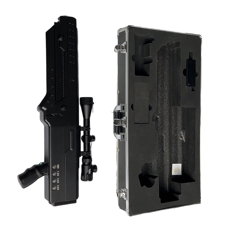  大武口手持便携式枪型低空防御反制四通道A型